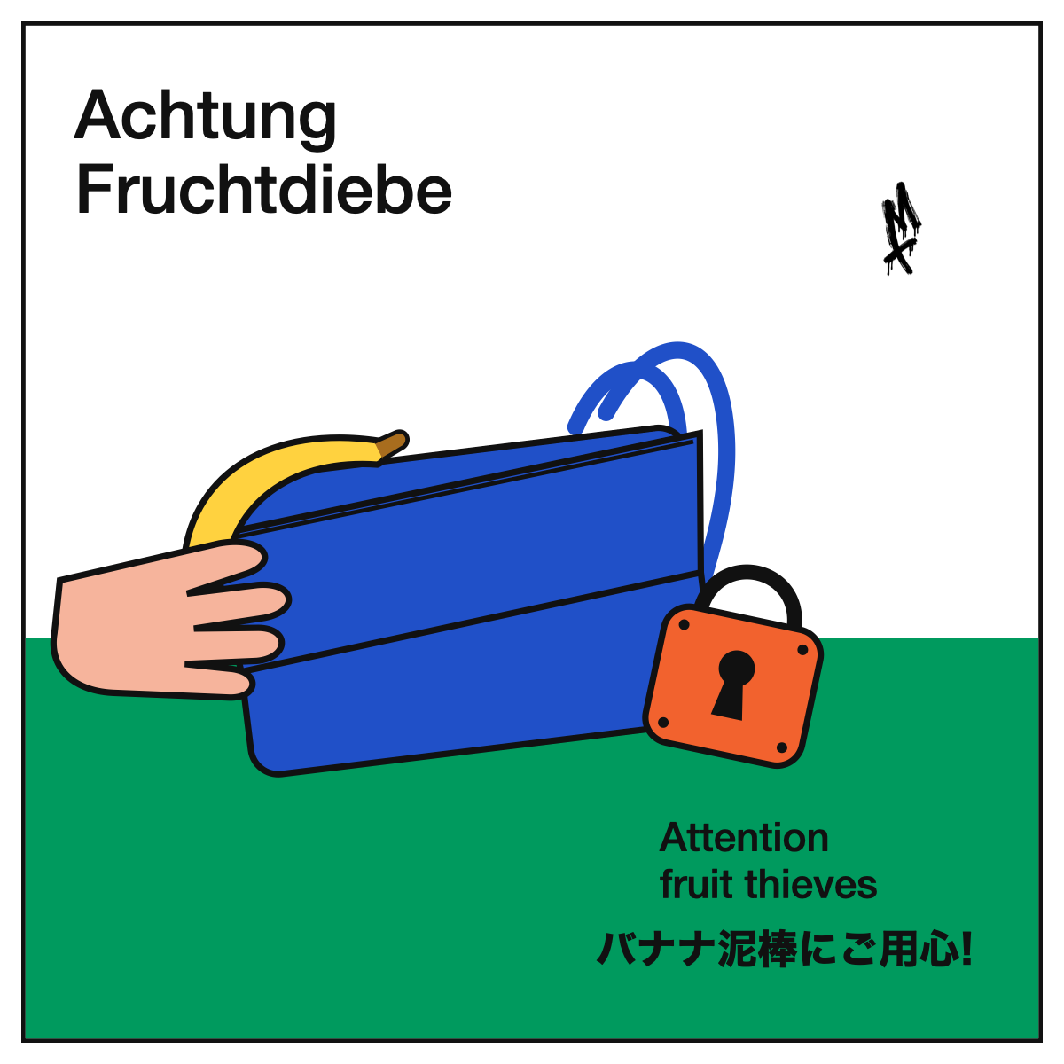 Achtung Fruchtdiebe Shirt — Preorder